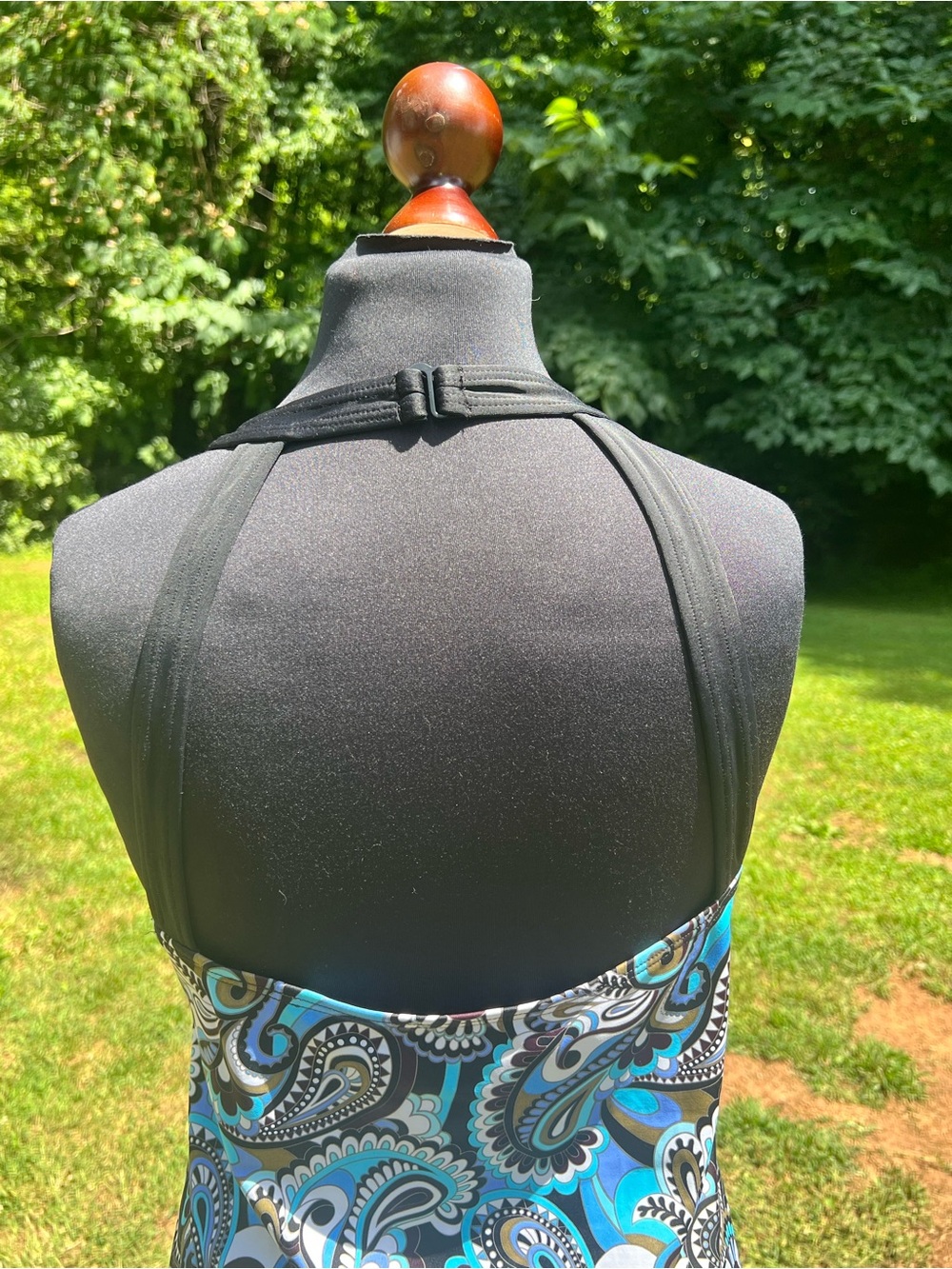 Women’s Paisley Bathing Suit Top (16) - Picture 4 of 5